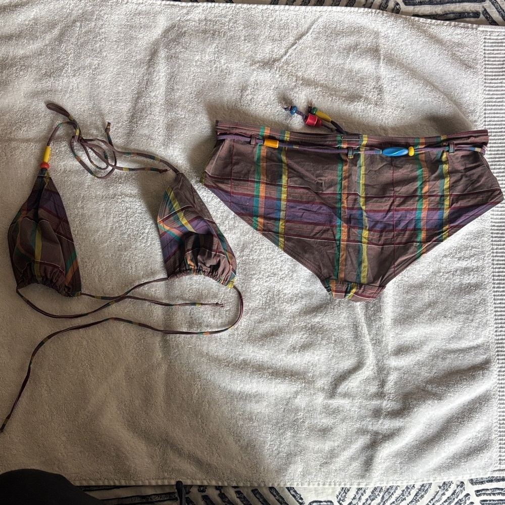 Calvin Klein Multicolor Striped Swimwear